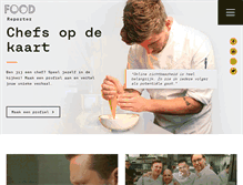 Tablet Screenshot of foodreporter.nl