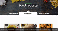 Desktop Screenshot of foodreporter.fr