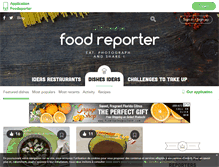 Tablet Screenshot of foodreporter.net